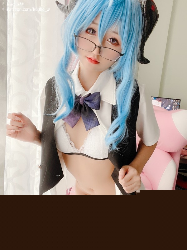 [Cosplay] Kuuko W-NO.032 Ganyu Pure Seifuku [42P/328MB]-福利吧