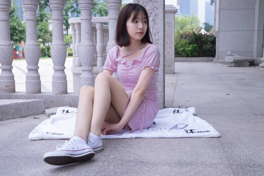 [BoBoSocks袜啵啵] NO.001 小甜豆-帆布鞋、白棉袜、肉丝 [138P1V6.22G]-福利岛