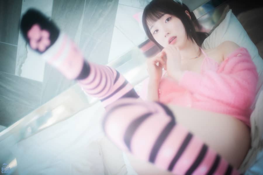 [BLUECAKE] Bambi (밤비) – Naughty Cats Pink & Mint RED [145P685M]-福利岛