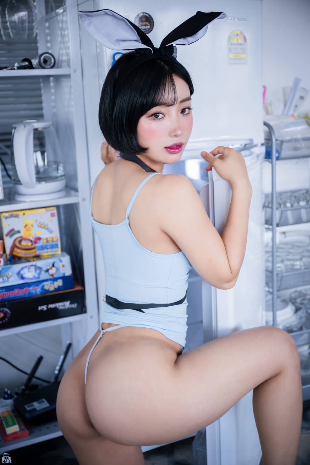 [BLUECAKE] Booty Queen – Rabbit Sky RED+ [48P936M]-福利岛