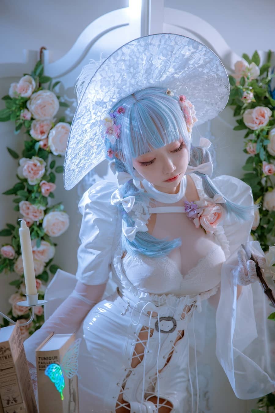 小野寺地瓜 – 纯白魔女 [15P100M]-福利岛