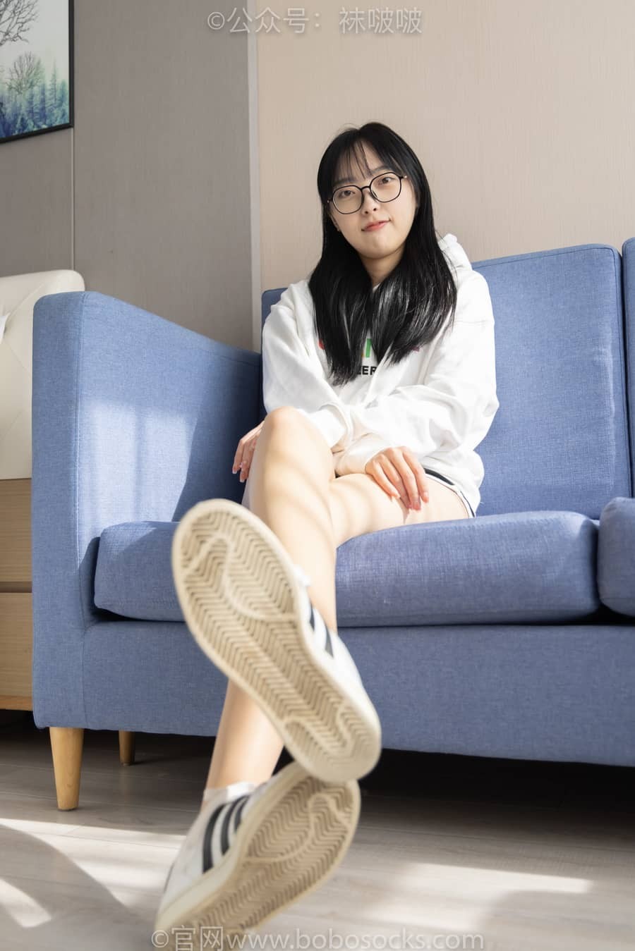 [BoBoSocks袜啵啵] NO.058 稚予-贝壳头、肉丝 [143P1V6.16G]-福利岛